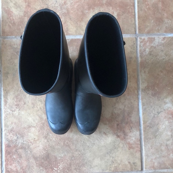 Black Hunter Boots Size 10 - Picture 6 of 8